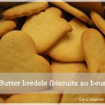 Dans la catégorie biscuits de noël (Bredele), je demande les butter bredele (les biscuits au beurre)