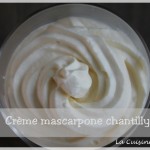 Crème mascarpone chantilly au thermomix (ou sans)