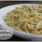 Pâtes au gorgonzola (pasta al gorgonzola)