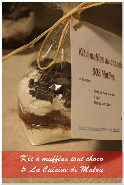 Comment faire un cadeau gourmand-Partie 2: le kit brownie aux