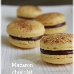 Macaron Mogador : chocolat au lait et fruit de la passion (Pierre Hermé)